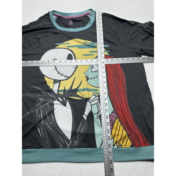 DISNEY NIGHTMARE BEFORE CHRISTMAS T SHIRT LONG SLEEVE Adult Size XXL 2XL - Picture 9 of 13